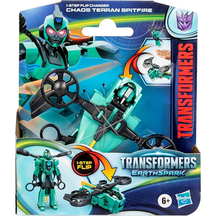 Transformers Earthspark Tek Adımda Dönüşen Fi̇gür Chaos Terran Spitfire F8663