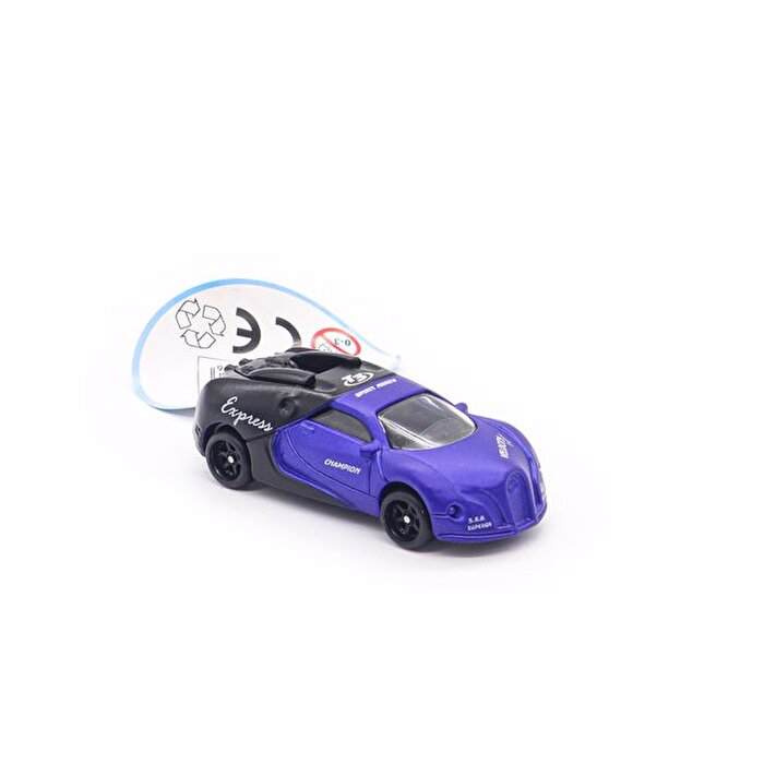 Die Cast Velocity Araba Eflatun Siyah