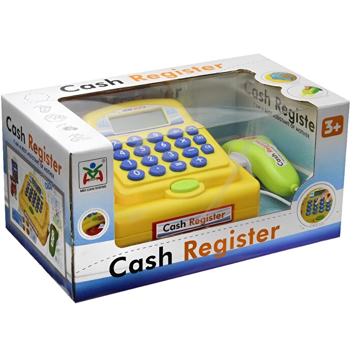 Sesli ve Işıklı Yazar Kasa Sarı