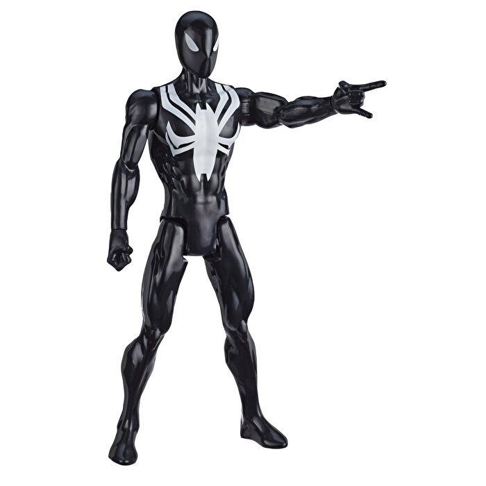 Spider-man Titan Hero Web Warriors Black Suit Spider-man Figür E8523