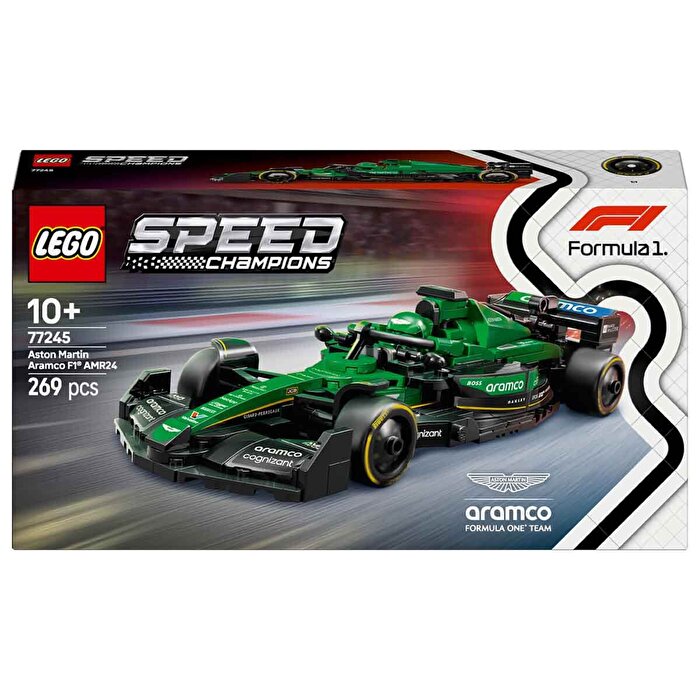 LEGO Speed Champions Aston Martin Aramco F1 AMR24 Yarış Arabası 77245