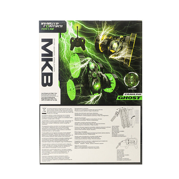 Uzaktan Kumandalı Crawling Ghost Akrobatik Araba 5588-709 Sarı