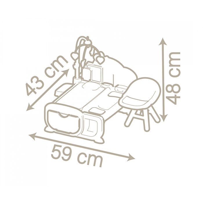 Smoby Baby Nurse 3'ü 1 Arada Bebek Oyun Seti