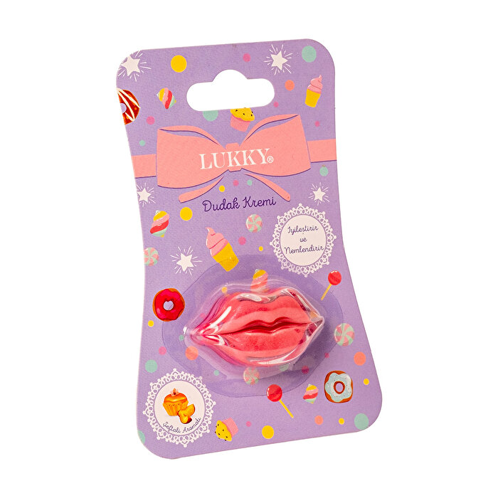 Lukky Simli Şeftali Aromalı Pembe Dudak Balm