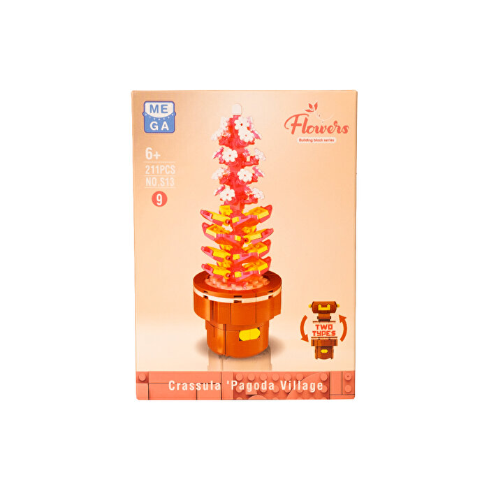Mega Blok Çiçek Sukulent 211 Parça