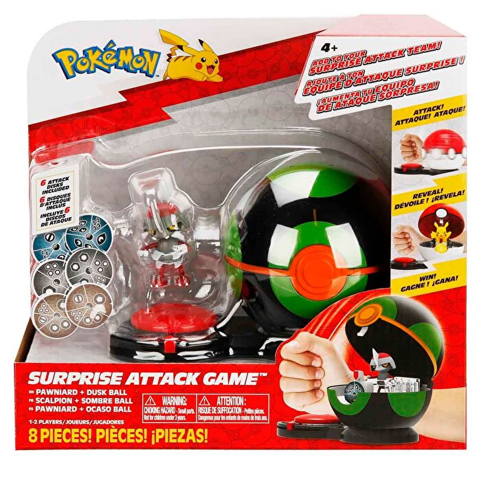 Pokemon Surprise Attack Oyun Seti Pawniard ve Dusk Ball
