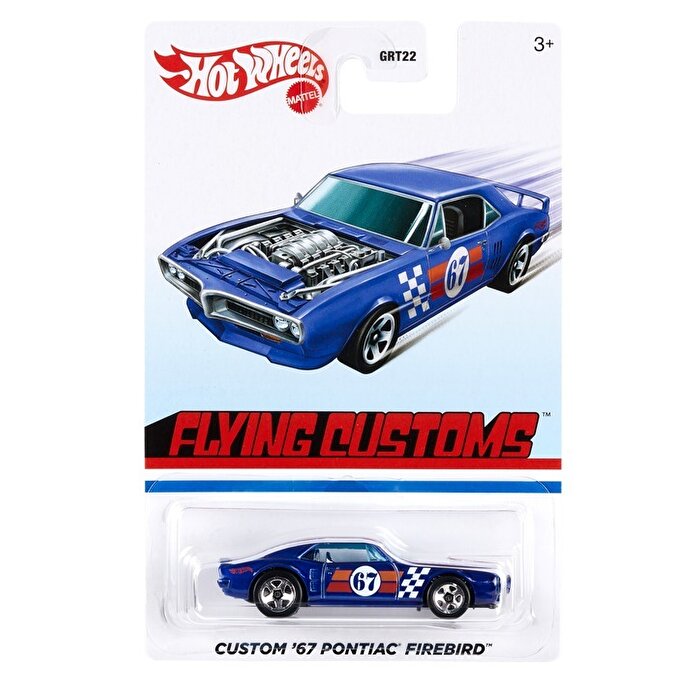 Hot Wheels Temalı Retro Arabalar Custom '67 Pontiac Firebird GRT26