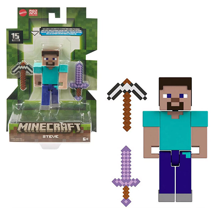 Minecraft Aksesuarlı Figürler Steve HTN05