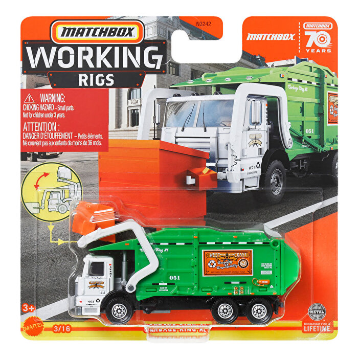 Matchbox İş Araçları Garbage King Xl HLM90