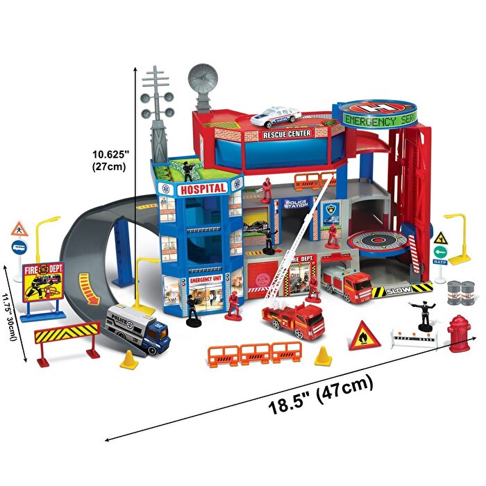 Express Wheels Kurtarma Üssü Seti 75 Parça