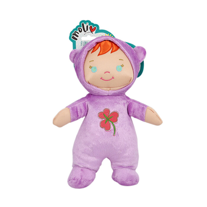 Moliv İlk Soft Bebeğim Bez Bebek Mor
