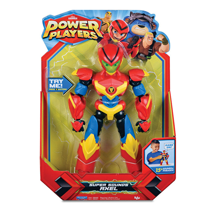 Power Players Delüks Aksiyon Figürler Süper Sounds Axel