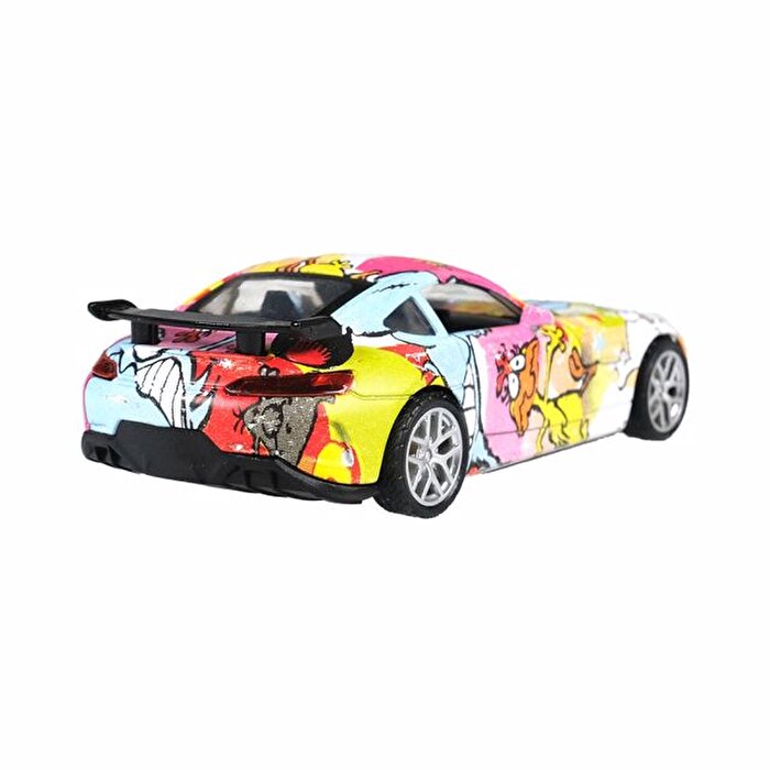 Çek Bırak Yarış Arabası Rengarenk