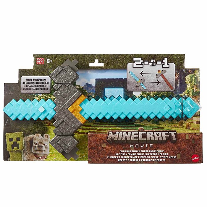 Minecraft 2'si 1 Arada Dönüşebilen Kılıç JFR72