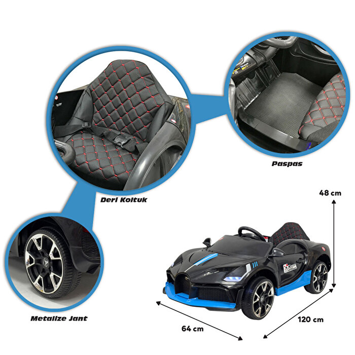 Style Gt 12 Volt Akülü Araba Siyah