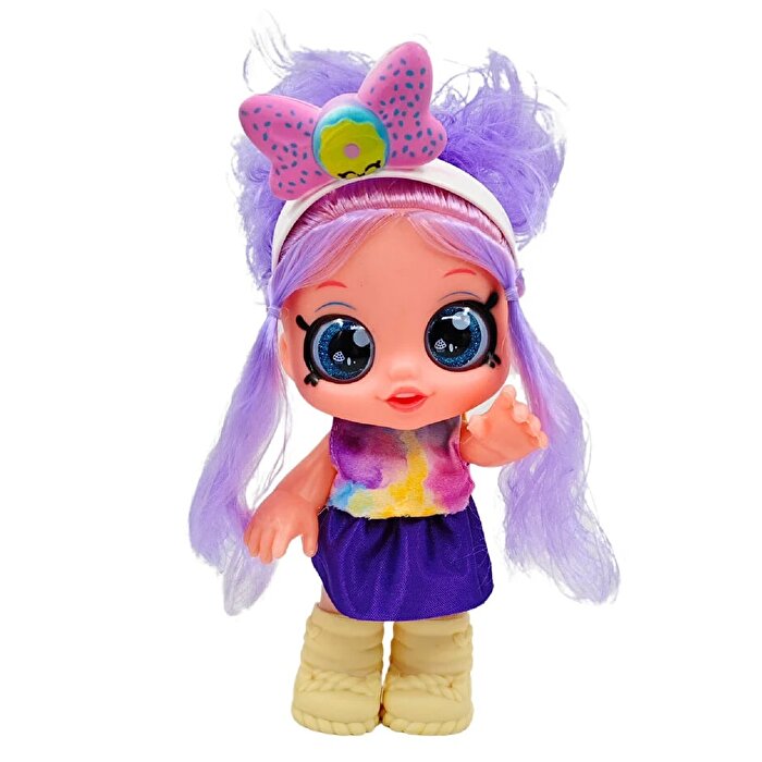 Sesli ve Taşınabilir Çantalı Şeker Kız Roza Bebek