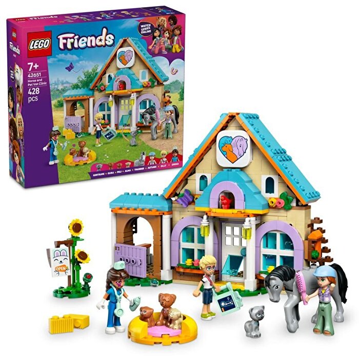 LEGO Friends At ve Evcil Hayvan Veteriner Kliniği 42651