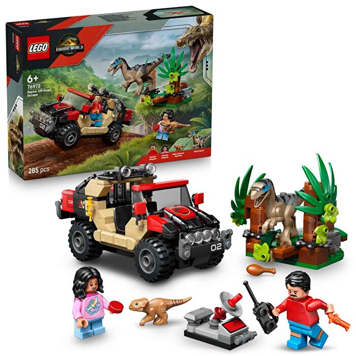 LEGO Jurassic World Raptor Arazi Kaçışı 76972