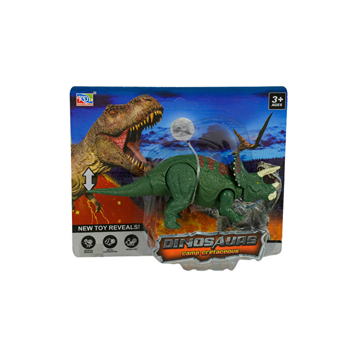 Triceratops Dinozor Figür Yeşil