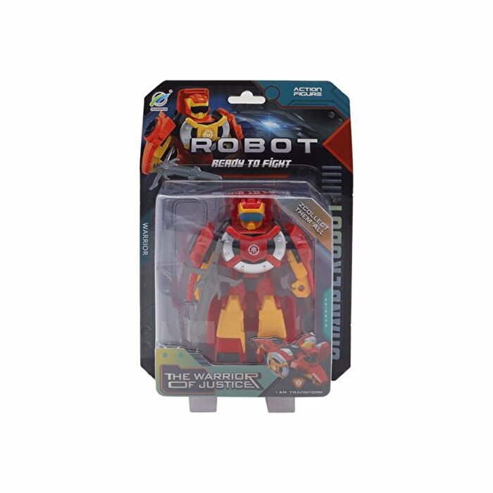 Transform Robot Kırmızı Gövdeli