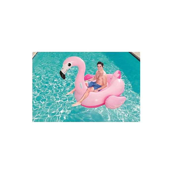 Bestway Pembe Flamingo Binici