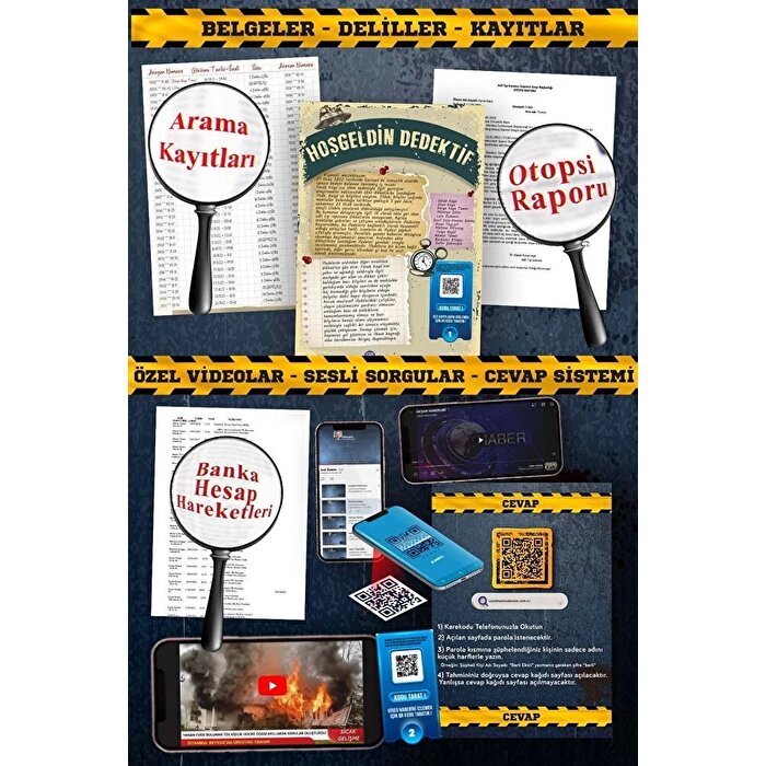 Çözülmemiş Davalar Mahzendeki Cinayet Dedektif Oyunu