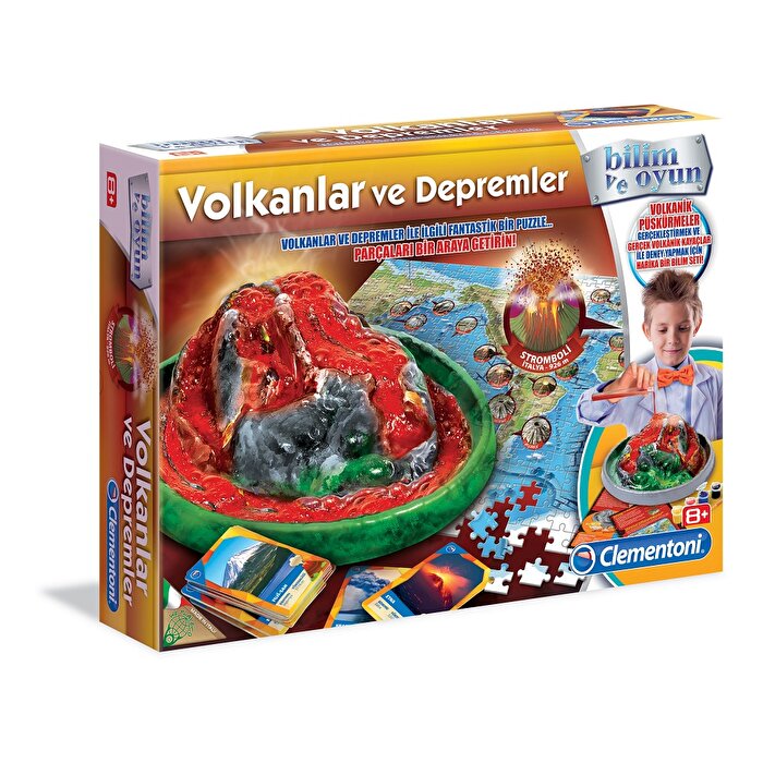 Clementoni Volkanlar ve Depremler Deney Seti