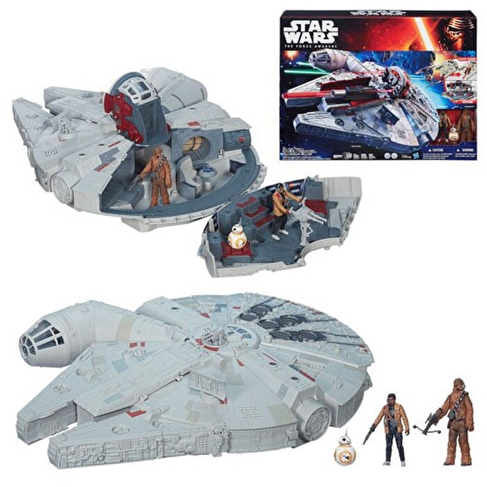 Star Wars Millenium Falcon Ses ve I k Efektli Arma an Oyuncak