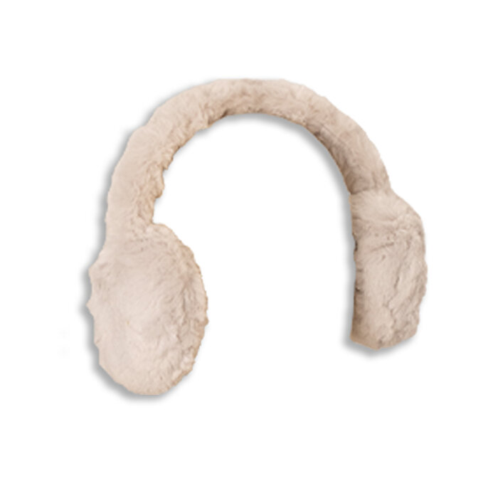 Peluş Kulaklık Açık Gri