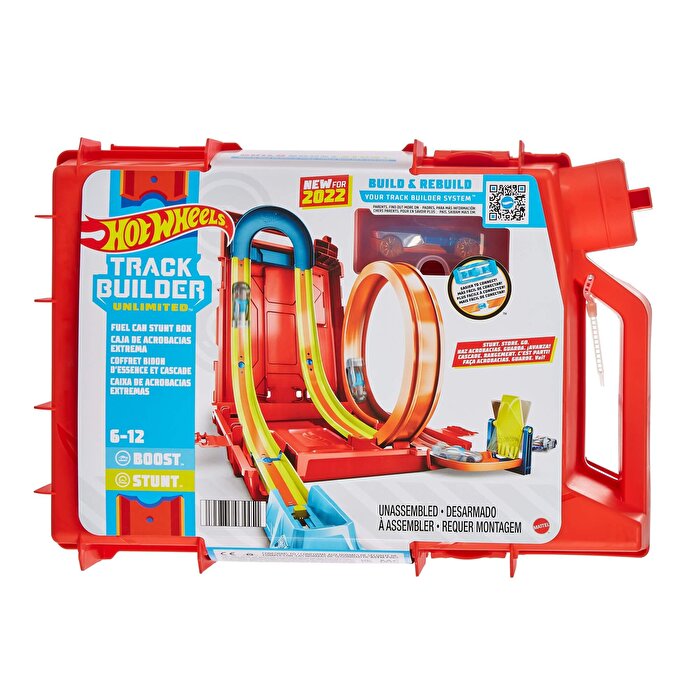 Hot Wheels Track Builder Benzin Bidonu Akrobasi Seti HDX78