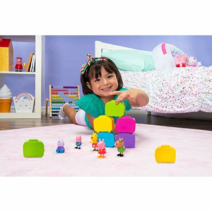 Peppa Pig Mini Campers Sürpriz Figürler Mavi