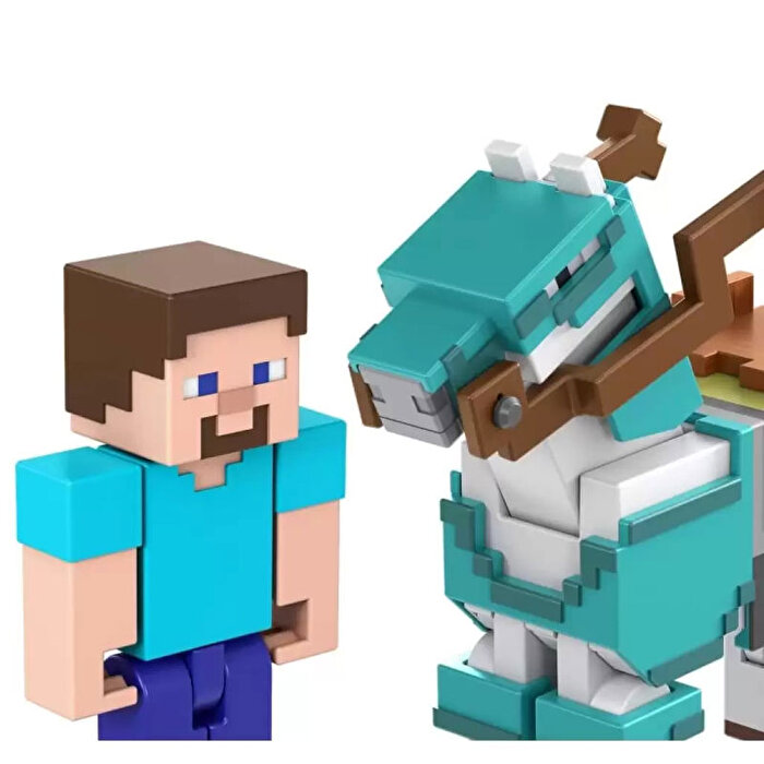 Minecraft İkili Paket Steve And Armored Horse HDV39