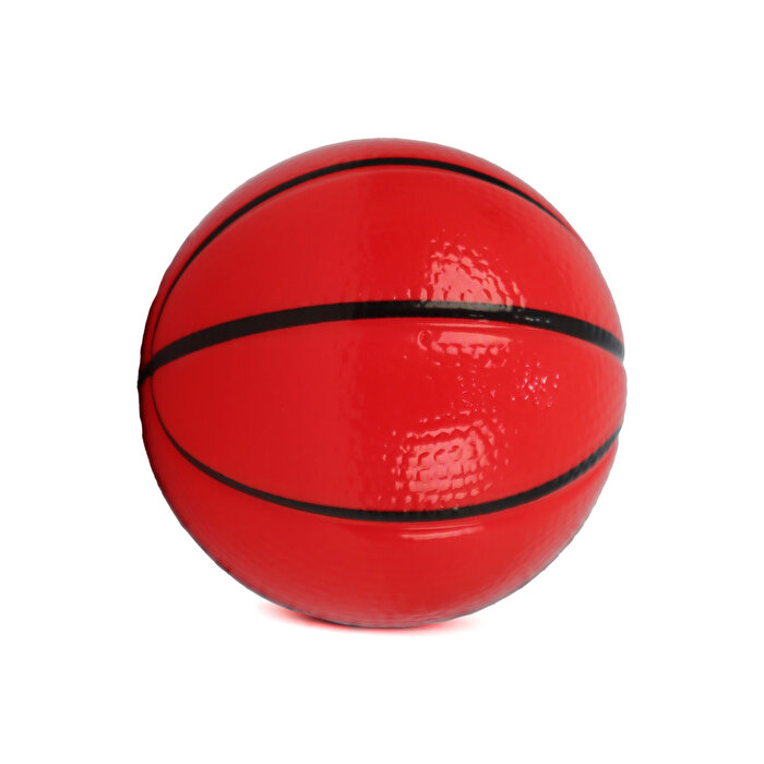 Kauçuk 9 Cm Top Kırmızı Basketbol