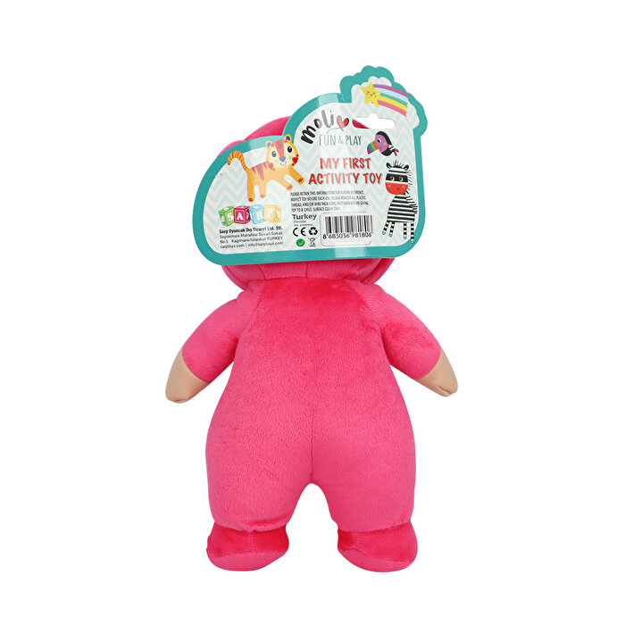 Moliv İlk Soft Bebeğim Bez Bebek Koyu Pembe