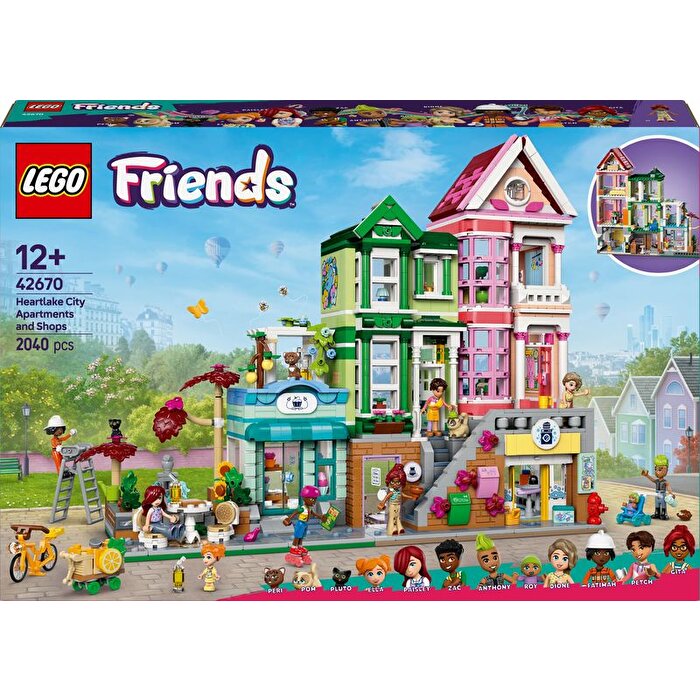 LEGO Friends Heartlake City Daireleri ve Mağazaları 42670