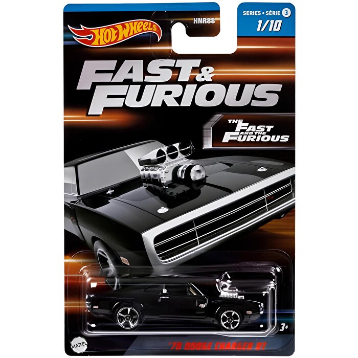 Hot Wheels Fast & Furious Temalı Arabalar '70 Dodge Charger Rt HNT11