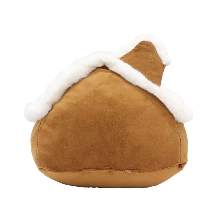 Yılbaşı Ginger Home Şekilli Kırlent Peluş