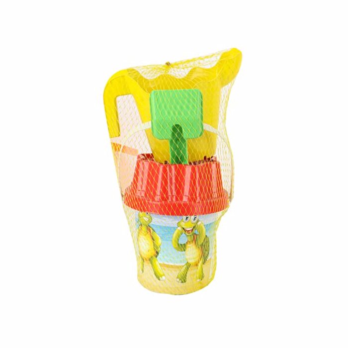 Kırmızı Kapaklı Sarı Suluklu Kova Seti 1011