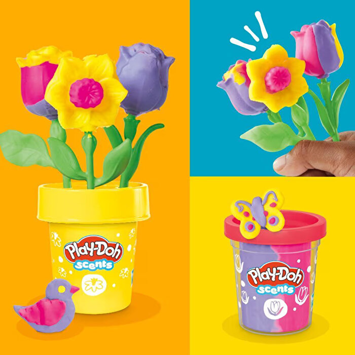Play Doh Lale ve Nergis Sanat Çiçek Seti G2476