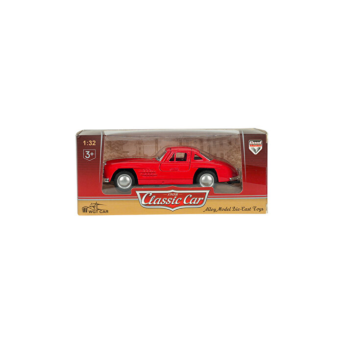 1:32 Die Cast Klasik Spor Araba Kırmızı
