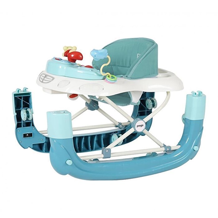 Prego Digo Sallanan Silikon Tekerlekli Bebek Yürüteci