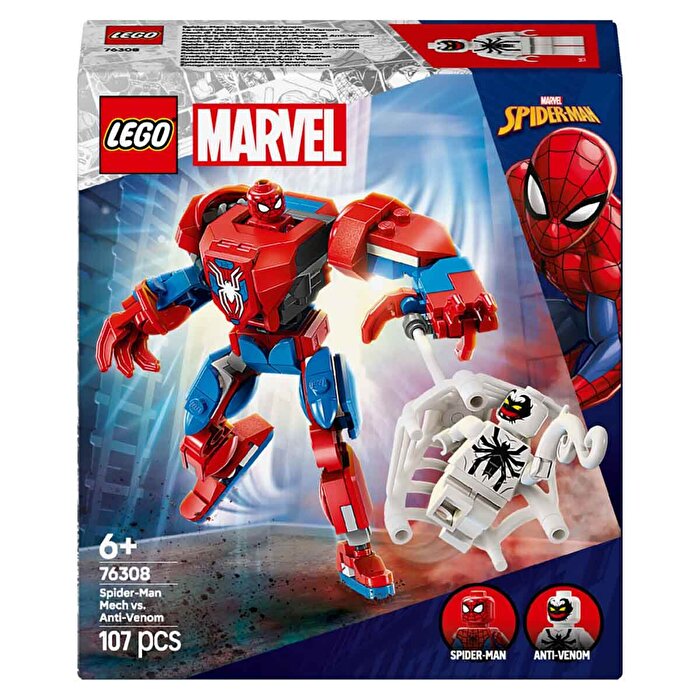 LEGO Marvel Örümcek Adam Robotu Anti Venom’a Karşı 76308