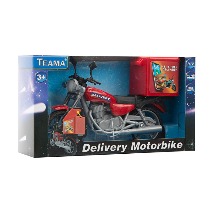 Teama 1:22 Ölçekli Kurye Motosiklet