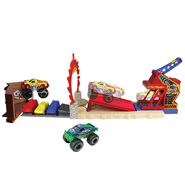 Express Wheels Monster Truck Aksiyon Oyun Seti 12 Parça