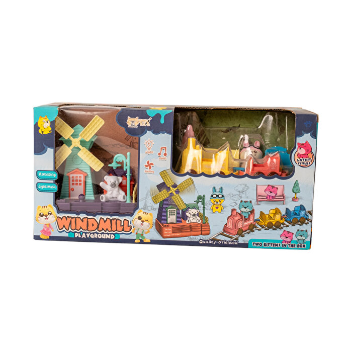 Park Seti Figürlü Tren Seti