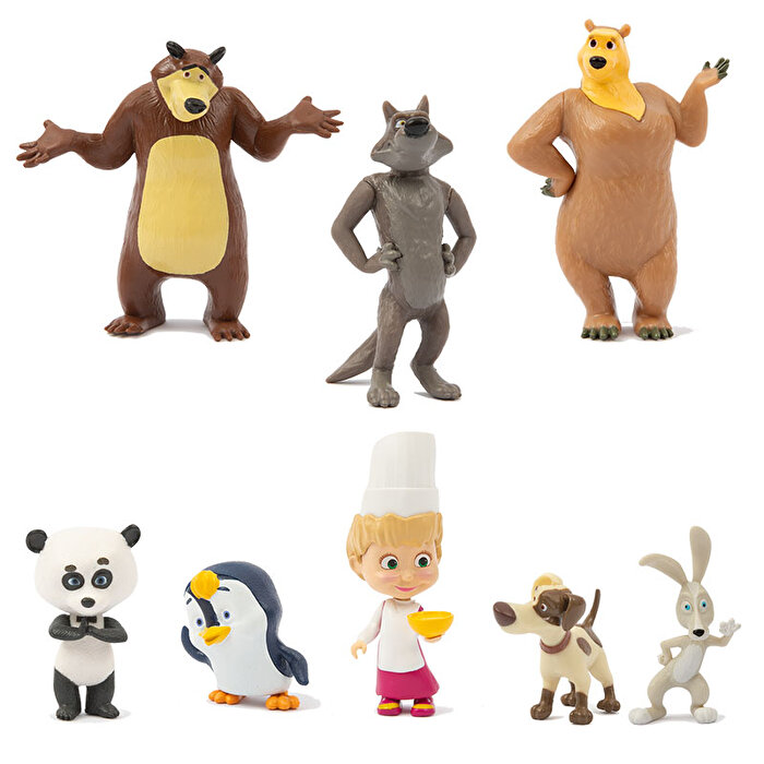 Maşa ile Koca Ayı Sürpriz Kartanesi Paketi Koca Ayı