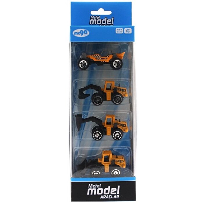 Dörtlü Die-Cast İnşaat Seti