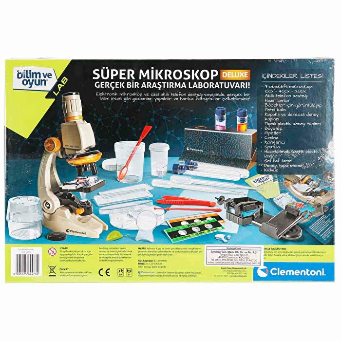 Clementoni Bilim ve Oyun: Süper Mikroskop