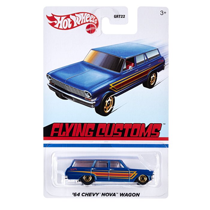 Hot Wheels Temalı Retro Arabalar 64' Chevy Nova Wagon GRT32