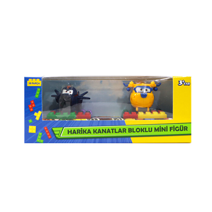 Harika Kanatlar Bloklu Mini Figür Donnie ve Ajan Chase 2'li Set